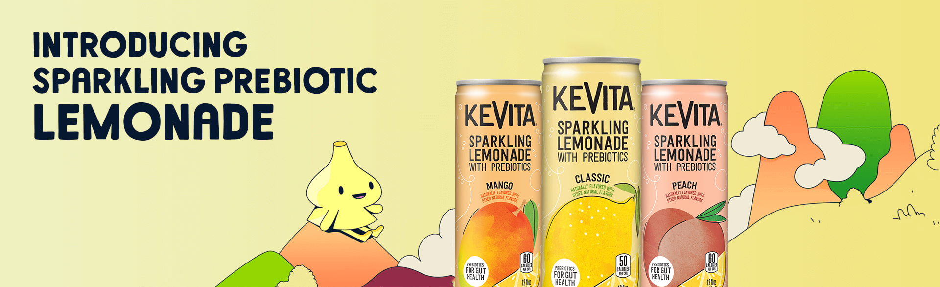 Introducing Sparkling Probiotic Lemonades